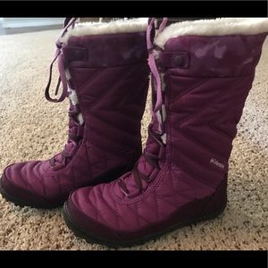 Columbia girls youth minx snow boot